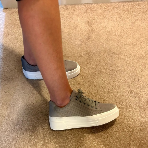 JSLIDES Low Cut Platform Suede Sneaker - Picture 12 of 16